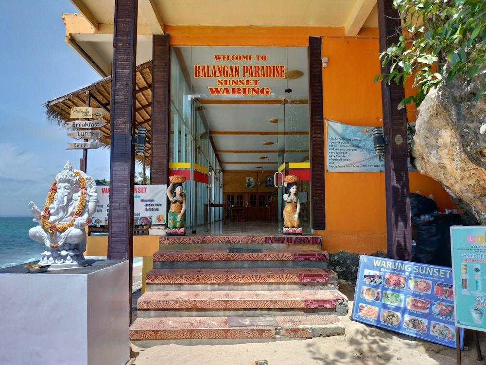 Balangan Paradise Hostel And Restaurant Джимбаран Экстерьер фото